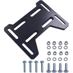 Motor Engine Mounting Plate for for Mini Bike Go Kart Doodlebug DB30 for Small 4 Stroke Engines Predator 212 Tilloson 212 Coleman 100 Honda Tecumseh Silver