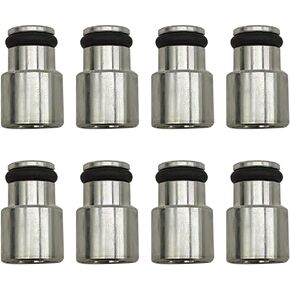 Fuel Injector Spacer Extender Adapts Short 8 Pcs LS3 LS7 LS9 L76 Injectors Replacement for LS1 LS2 Manifolds that typically use longer Injectors