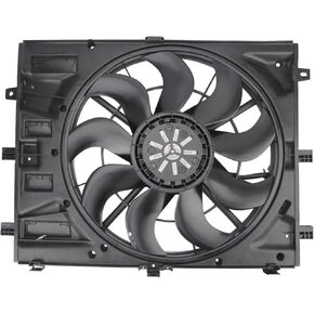 AUTOKAY Radiator Cooling Fan, Car Radiator Cooling Fan Condenser Single A/C Fan for Chevrolet Equinox GMC Terrain 2020 2021 2022 84847896 84581336