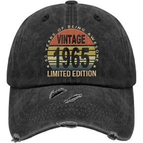 40th/50th/60th/51th/55th/56th Birthday Gifts Dad Hat Humor Baseball Caps Gifts for Him Who Like Embroidered,Baseball Hat