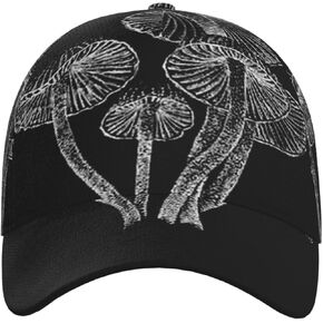 Funny Mushroom Snapback Cap Mushroom Baseball Hats Funny Sun Hat Adjustable Plants Trucker hat for Women Men
