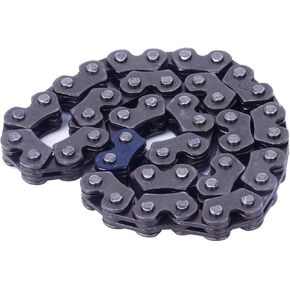 Glixal ATMT1-106 GY6 125cc 150cc Engine 44 Links Oil Pump Chain for 152QMI 157QMJ Chinese Scooters Mopeds ATV Go Kart Quads