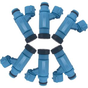 1571093J00 6pcs Fuel Injectors 4 Holes Replacement for Suzuki Outboard Motor 220HP 225HP 250HP 15710-93J00