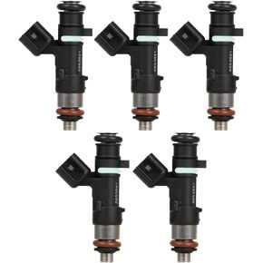 لحقن الوقود فولفو 4 فتحات حاقن الوقود محرك السيارات متوافق مع فولفو XC90 S60 2012-2013، C70 2006-2013، C30 2008-2013، S40 2004-2011، V50 2005-2011 مجموعة من 5