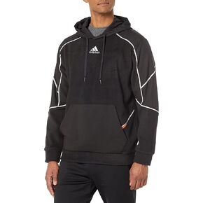 adidas Men's Essentials in The Dark Reflective Polarfleece Hoodie