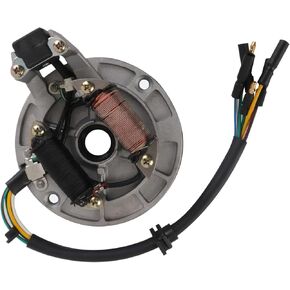 Magneto Flywheel Ignition Stator Fits for 50cc 70cc 90cc 110cc 125cc Dirt Bike Taotao Go Kart Pit Bike Kazuma SSR Baja ATV Quad Dune Buggy 4 Wheeler