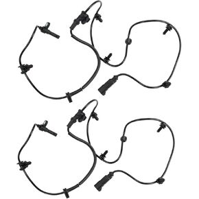 TRQ Front ABS Wheel Speed Sensor Set Compatible with 2018-2020 Chevrolet Equinox GMC Terrain