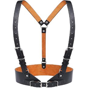 حزام مشد من Coucoland للنساء - حمالات حزام قوطي، حزام فاسق، أحزمة Steampunk القوطية للنساء، حزام خصر فاسق in Kuwait