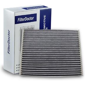 CF12150 Cabin Air Filter with Activated Carbon For Ford Expedition F-150 F-250 F-350 F-450 F-550 Super Duty and Lincoln Navigator | Replacement for Car Passenger Compartment | FL3Z19N619A
