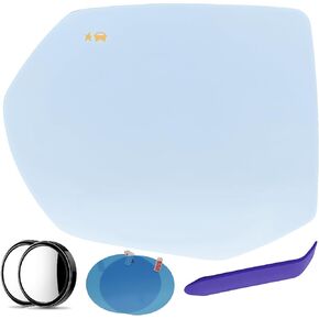 EAP Driver Side Mirror Glass Compatible with Tahoe, Yukon, Escalade, Suburban 2021-2025, Heated with Blind Spot Without Auto Dimming 84315163 84642722 GM1324218 GM1324217