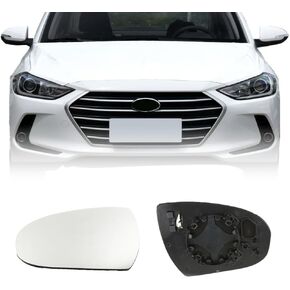 Passenger Side Mirror Replacement Glass for Hyundai Tucson 2016-2019,Automotive Exterior Heated Right Side View Mirror Glass for 2016 2017 2018 2019 Hyundai Tucson(SKOUIO 01-S)