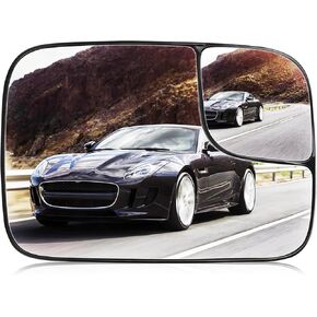 Right Passenger Side Mirror Glass Compatible with 2005 2006 2007 2008 Dodge Ram 1500 2500 3500 Rearview Heated Mirror Replacement Replace 5161011AA 5191035AA (CH1324121)