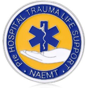Medical Caduceus Enamel Brooch,Nursing Pin for Doctor Nurse Medicine Student Backpack Lapel Badge Jewelry