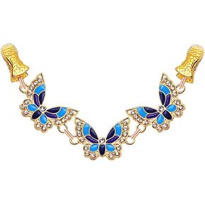 Gold Butterfly Sweater Cardigan Clip Women Cloak Cape Clasp Dress Clothes Top Cinch Clip Jewelry Shawl Scarf Collar Brooch