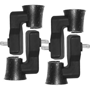 4 Packs Polarized Fragrance Plug Compatible with Bath and Body Works Refill Replacement of WallFlower Plug in Air Freshener ETL EMC CE Certificated Black 4 Piece