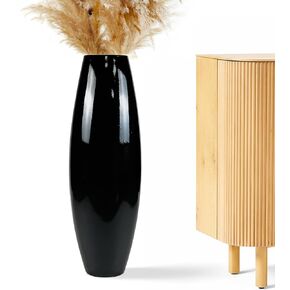 Floor Vase, Tall Floor Vase 27.5 inch (70CM, 2.3FT) Tall Vase, Sturdy Large Floor Vase for Living Room Decor, Resin Gold
