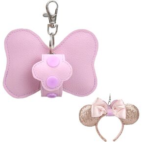 rainbowstar 2 Pack Mouse Ears Holder for Backpack Bag Headband Holder Lanyard Strap Keychain Headband Hanging Display Organizer