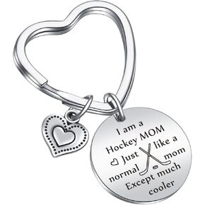 Hockey Team Keychain Hockey Mother Keychain Hockey Jewelry Hockey Mom Keychain Hockey Fan Jewelry Hockey Mom Jewelry Hockey Lover Gift Hockey Player Gift Hockey Keychain