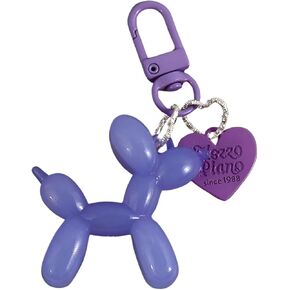 XAM 1-3PCS Cute Jelly Balloon Dog Keychains for Women Cartoon Keychains Car Keys Handbag Accessories