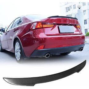 Carbon Fiber Rear Diffuser for Lexus is F 2013-2014 Is200t Is250 Is300 Is350 Base & F Sport 2013-2019 Rear Bumper Cover Lower Lip Factory Outlet (Rear Diffuser)