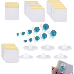 15PC Round Ball-Shaped Belly Button Plug Belly Button Shaper Post Tummy(5 Different Sizes) and 30 pc Breathable Belly Button Patch