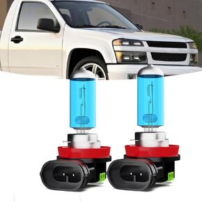 Halogen Headlights Fit for Chevrolet Chevy Colorado 2015-2020 Headlight Bulbs,9005/HB3/H10 High Beam + H11/H8/H9 Low Beam Bright Front Car Lights,Plug And Play,Pack of 4