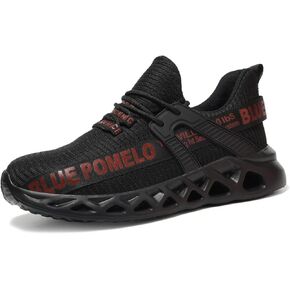 Tongzone Steel Toe Shoes for Men Women Work Sneakers Safety Shoes Slip Resistant Lightweight Industrial Coustruction