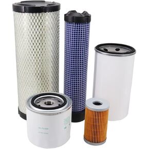 TA040-93220 Air Filter TA040-93230 Air Filter HH164-32430 Oil Filter HHTA0-37710 Hydraulic Filter 15521-43160 Fuel Filter Compatible with Kubota L3010 L3130 L3410 L3430 HST