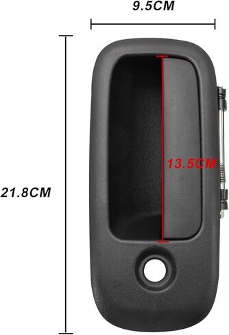 مقبض الباب الخارجي يناسب شيفروليه اكسبرس سافانا 1500 2500 3500 4500 1996-2009 فان جانب السائق الأيسر الأمامي مع فتحة المفتاح استبدال 10359094 in Kuwait