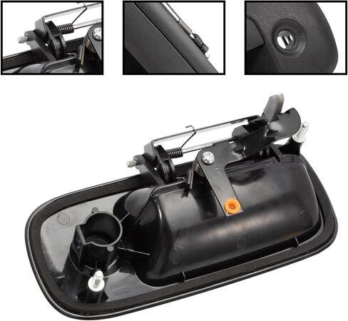 مقبض الباب الخارجي يناسب شيفروليه اكسبرس سافانا 1500 2500 3500 4500 1996-2009 فان جانب السائق الأيسر الأمامي مع فتحة المفتاح استبدال 10359094 in Kuwait