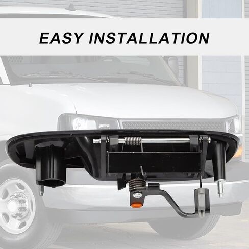 مقبض الباب الخارجي يناسب شيفروليه اكسبرس سافانا 1500 2500 3500 4500 1996-2009 فان جانب السائق الأيسر الأمامي مع فتحة المفتاح استبدال 10359094 in Kuwait