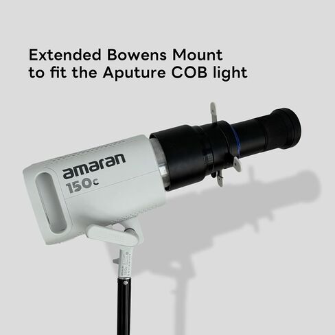 Bowens Mount Snoot Spotlight Gobo Projector- Compatible with Aputure Amaran 60D/XS/100X/D 200D/X, Godox SL60, includes 5 Color Filters and 31 Gobos. with 4 Leaves Barndoor Insert Studio Photography in Kuwait