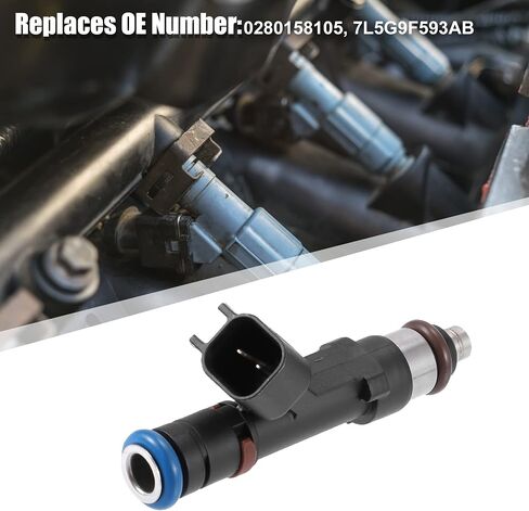 X AUTOHAUX 4 قطعة 0280158105 حاقن وقود السيارة لفورد فيوجن 2006-2009 لفورد إسكيب 2007-2008 لرينجر 2006-2011 لميركوري ميلان 2006-2009 2.3L in Saudi Arabia