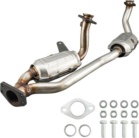 مجموعة المحول الحفاز PHILTOP مع درع الحرارة متوافق مع Ford، Mercury، 2004-2007 Monterey/Freestar 4.2L، 2001-2003 Windstar 3.8L استبدال المحول الحفاز # 50457 (متوافق مع EPA) in Saudi Arabia