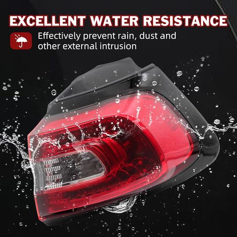 Tail Lights Assembly Compatible with 2014 2015 2016 2017 2018 Jeep Cherokee Outer Tail Brake Light (Left Driver Side) in Saudi Arabia