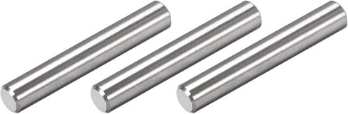 Dowel Pin (10x50mm) 3Pcs, 304 Stainless Steel Shelf Support Pegs Pin Fastener Elements - for Metal Devices, Furniture Installation, Industrial, DIY in Saudi Arabia