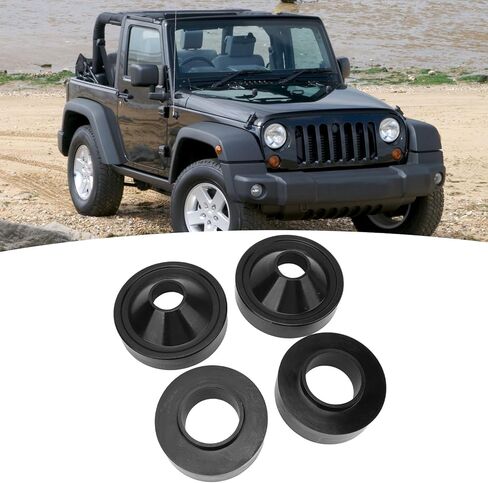 Tgoon الربيع فاصل مجموعة 2in الجبهة 1in الخلفية امتصاص الصدمات التسوية عدة رفع استبدال ل رانجلر JK JKU 2WD 4WD 2007 إلى 2018 in Kuwait