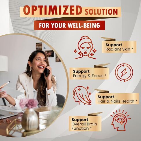 Vitamin B Complex - High Potency with Thiamin, Riboflavin, Niacin Vitamin B6, Folate, Vitamin B12 -Energy, Focus, Hair, Skin, Nails Support - 150 Count - Made & Tested in The USA in Saudi Arabia
