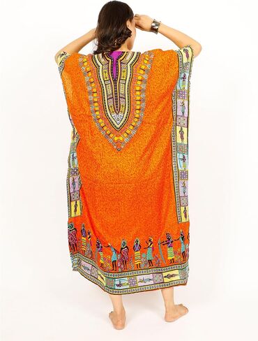 Kaftan Dress Plus Size Polyester Long Maxi Beach Cover Ups Caftan Loungewear House Dresses for Women in Saudi Arabia