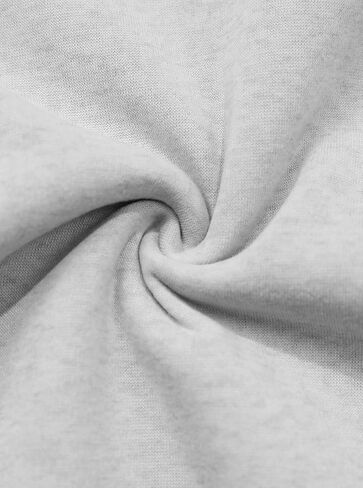 سويت شيرت نسائي كبير الحجم برقبة على شكل V من LovelyWholesale، قمصان بأكمام طويلة وأكتاف منسدلة in Kuwait