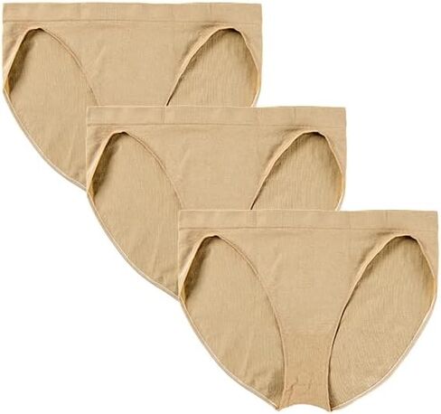 Pro Dance Ballet Briefs for Girls and Women Seamless Gymnastics Under-pants Dancer Beige Ballerina Underwear in Kuwait