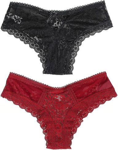 ohyeah Lace Thongs for Women Sexy Lace Panties Plus Size Cheeky Underwear Low Waist Thong Ladies Underpants in Saudi Arabia
