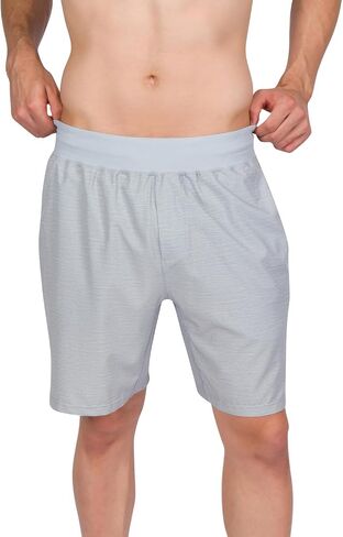 Dry Fit Mens Workout Shorts - Performance Stretch Gym Shorts for Men - Anti-Odor, Zip Pocket in Saudi Arabia
