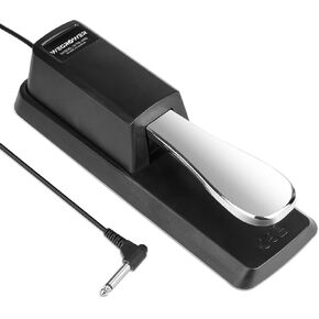 Wireless Page Turner Pedal for Musical Instruments，Portable Bluetooth Foot Pedal, Silent Rechargeable Music Page Turner with Anti-Slip Rubber for iPad, Tablets, Phone