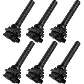 SCITOO Ignition Coil Coils Pack fits for Suzuki XL-7 2.7L 2002-2004 for Suzuki Vitara 2.5L 2004 for Chevrolet Tracker 1.6L 2001-2002 UF237 ‎C1159 E525A 5C1287 set of 6