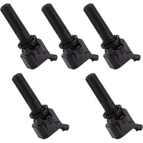 ECCPP Ignition Coil Pack of 5 UF497,for Saab 9-7x 4.2L 2006-2009,for Isuzu Ascender 4.2L 2006-2007,for Hummer H3T 3.7L 2009-2010,for Buick Rainier 4.2L 2006-2007UF497