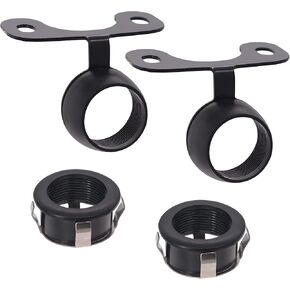 Round Car Rear Camera Mounting Bracket Kit - Vehicle Backup Camera Butterfly Mount/Flush Mount Bracket Holder for Reverse Front/Side/Rear View Camera (4 Kits, Installation Bracket Only)