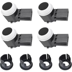 Car Bumper Reverse Parking Assist Sensor Compatible with Nissan Altima 2014-2018 for Infiniti QX60 2016-2020 28438-3SH0B 28438-3TA4A 4PACK with Mounting Bracket