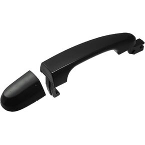 X AUTOHAUX Car Exterior Door Handle Front Right Black Replacement for Kia Sportage 2005-2010 82661-1F010