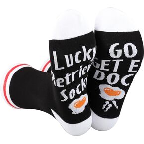 CENWA 1 Pair IVF Socks Lucky Transfer Socks Lucky Retrieval Socks Go Get Em Doc IVF Transfer Day Gift
